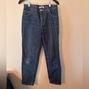 Levi's 505 Straight Fit Blue Jeans